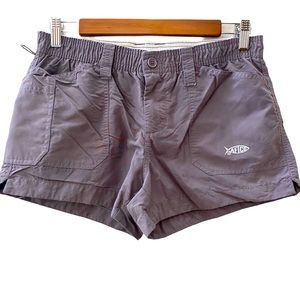 Aftco women’s grey fishing shorts 4